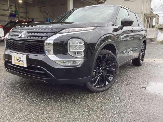 アウトランダーＰＨＥＶ ブラックエディション　弊社社有車ＵＰ！純正ナビ・全周囲カメラ　オートクルーズコントロール　誤発進抑制　電動バックドア　Ｐシート　クリアランスソナー　フルセグ　禁煙　スマートキー　アルミホイール　ＥＴＣ　バックカメラ　４ＷＤ（12枚目）