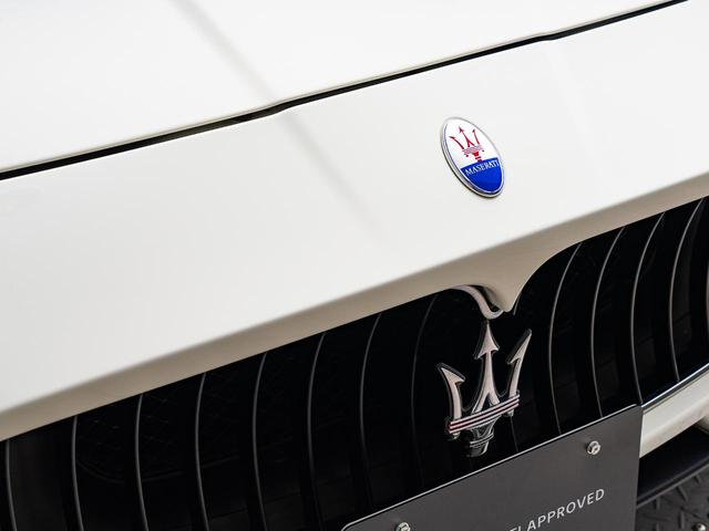 ボンネットにはもう一つのマセラティエンブレムが。