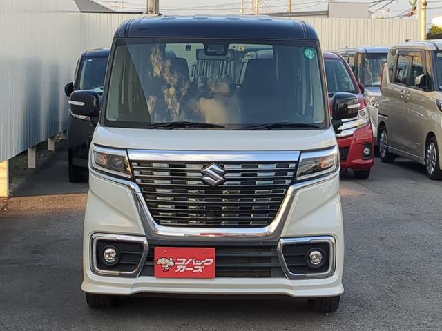 スペーシアカスタム ハイブリッドXS ツートン/両側電動スライド/黒半革シート/禁煙/ナビTV/Bluetooth/1オーナー/LED/バックカメラ/ETC/衝突軽減ブレーキ/障害物センサ/シートヒータ/(24枚目)