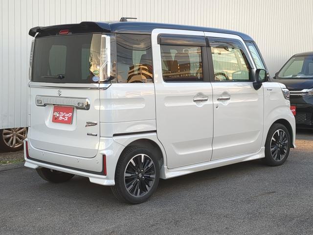 スペーシアカスタム ハイブリッドXS ツートン/両側電動スライド/黒半革シート/禁煙/ナビTV/Bluetooth/1オーナー/LED/バックカメラ/ETC/衝突軽減ブレーキ/障害物センサ/シートヒータ/(27枚目)