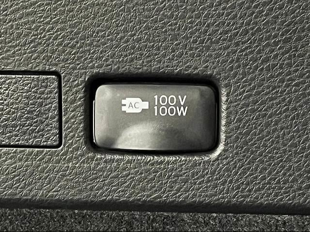 【ＡＣ１００Ｖ】コンセント付きですので家庭用電化製品が車内でご利用いただけます。