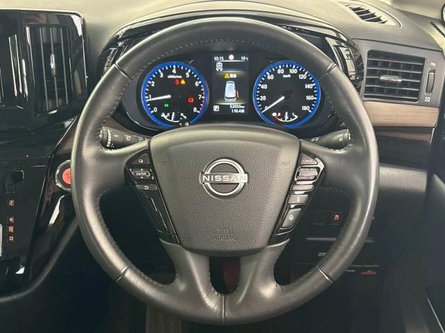 エルグランド 250ハイウェイスターS 両側電動パワスラ/バックカメラ/ブラインドスポットモニター/プッシュスタート/コーナーセンサー/レーダークルーズコントロール/フルセグTV/Bluetooth接続/ETC車載器/ステアリングスイッチ(13枚目)