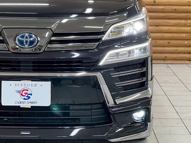 ヴェルファイアハイブリッド Z ゴールデンアイズ サンルーフ/電動ハッチバック/両側電動/クリアランスソナー/スマートキー/プッシュスタート/オートマチックハイビーム/フルセグTV/クルーズコントロール/オートエアコン/電動格納ミラー/LEDヘッド(12枚目)