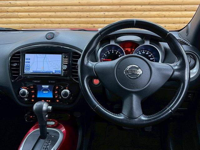 ジューク 15RX タイプV バックカメラ/インテリキー/オートエアコン/ETC/プッシュスタート/純正ナビ/フルセグTV/電動格納ミラー/フォグランプ/ドライブモード/バックカメラ/インテリキー/オートエアコン/ETC(43枚目)