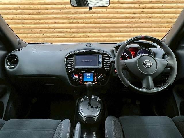 ジューク ニスモ 4WD/バックカメラ/横滑り防止装置/ETC/インテリジェントキー/プッシュスタート/オートエアコン/オートライト/フロントフォグランプ/ドライブモード/4WD/バックカメラ/横滑り防止装置/ETC(3枚目)