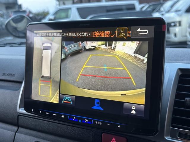 ハイエースバン ロングスーパーＧＬ　アースカラー／ＲＡＹＳアルミホイール／ＢＩＧ－Ｘ／ベッドキット／シートカバー／パノラミック／デジミラ／パワスラ／（4枚目）