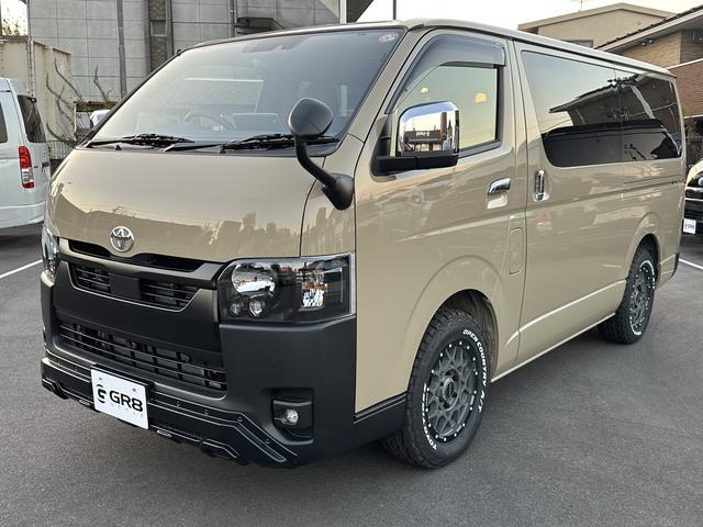 ハイエースバン ロングスーパーＧＬ　アースカラー／ＲＡＹＳアルミホイール／ＢＩＧ－Ｘ／ベッドキット／シートカバー／パノラミック／デジミラ／パワスラ／（10枚目）