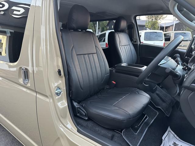 ハイエースバン ロングスーパーＧＬ　アースカラー／ＲＡＹＳアルミホイール／ＢＩＧ－Ｘ／ベッドキット／シートカバー／パノラミック／デジミラ／パワスラ／（18枚目）