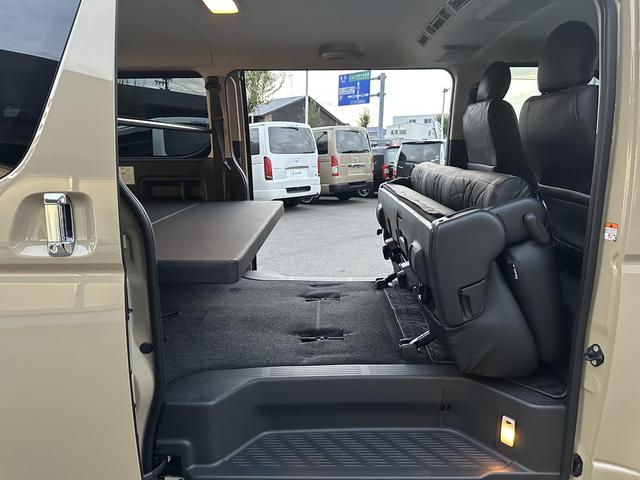 ハイエースバン ロングスーパーＧＬ　アースカラー／ＲＡＹＳアルミホイール／ＢＩＧ－Ｘ／ベッドキット／シートカバー／パノラミック／デジミラ／パワスラ／（54枚目）