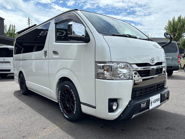 ハイエースバン スーパーGL ダークプライムII ローダウン/新品16インチアルミホイール/TRDフロントスポイラー/アルパインBIGXナビ/両側パワースライドドア/デジタルインナーミラー/パノラミックビューモニター/純正リアルーフスポイラー(9枚目)