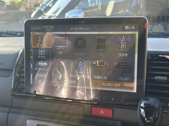 ハイエースバン ロングスーパーＧＬ　ダークプライムＳ　４ＷＤ／寒冷地仕様／２０周年記念車／ＧＲ８フロントスポイラー／バトルシップ１７インチアルミホイール／ＡＴタイヤ／アルパインＢＩＧＸナビ／デジタルインナーミラー／リアフォグランプ／専用アブソーバー（16枚目）
