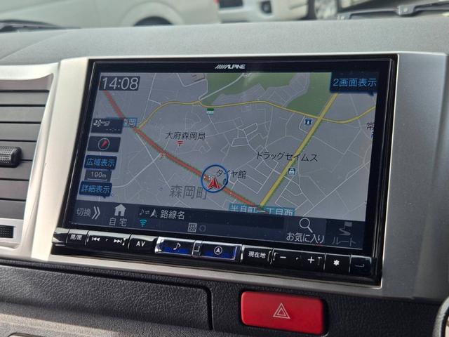 ハイエースバン スーパーＧＬ　ダークプライムＩＩ　ローダウン／寒冷地仕様／アルパインＢＩＧＸナビ／ＲＡＹＳ１６インチアルミホイール／ＧＲ８フロントスポイラー／パノラミックビューモニター／デジタルインナーミラー／センターコンソール／ベッド／スライドドア（2枚目）
