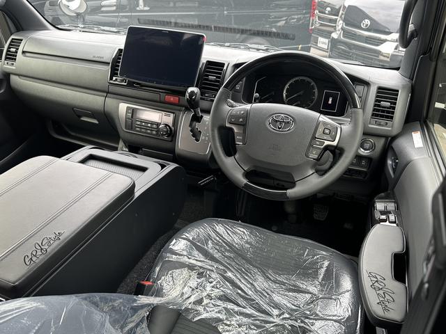 ハイエースバン ロングスーパーＧＬ　ダークプライムＳ　登録済未使用車／４ＷＤ／２０周年記念車／バッドフェイス／フロントスポイラー／アルパインＢＩＧＸナビ／ベッド（55枚目）