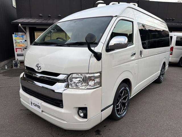 ハイエースバン ＳロングワイドＤＸ　ＧＬパッケージ　１７インチホイール／フロントスポイラー／７インチナビ／ＬＥＤヘッドライト／ベットキット／助手席エアバック／室内ルーフラック／床張り／リアヒーターリアクーラー／フォグランプ／コーナーセンサー（10枚目）