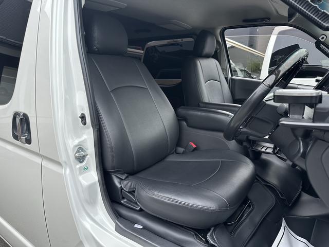 ハイエースバン スーパーＧＬ　ダークプライム　ローダウン／ＢＩＧＸナビ／アルパインドラレコ付きデジミラ／ＧＲ８フロントスポイラー／バッドフェイス／シートカバー（18枚目）