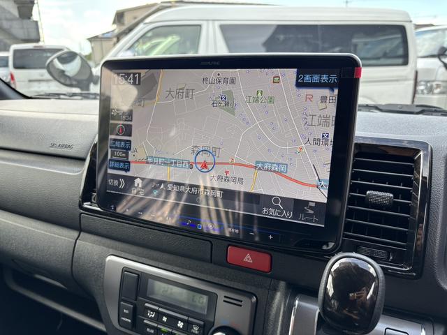 ハイエースバン スーパーＧＬ　ダークプライムＩＩ　未登録新車／ＧＲ８エアロ／レイズ１６インチアルミ／ＢＩＧ－Ｘ／フリップダウンモニター／ベッド／パワスラ／デジミラ（2枚目）