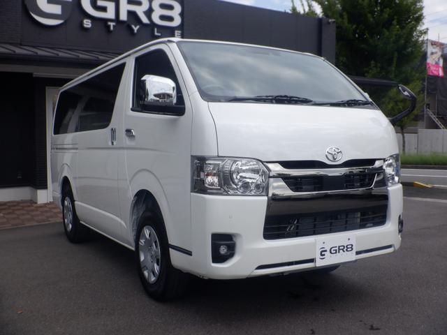 ハイエースバン スーパーＧＬ　ダークプライムＩＩ　未登録新車／ＧＲ８エアロ／レイズ１６インチアルミ／ＢＩＧ－Ｘ／フリップダウンモニター／ベッド／パワスラ／デジミラ（9枚目）