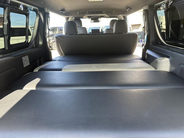 ハイエースバン スーパーＧＬ　ダークプライムＩＩ　ローダウン／アルパインＢＩＧＸシンプルモデル／デイトナ１７インチホイール／ＧＲ８フロントスポイラー／シートカバー（58枚目）