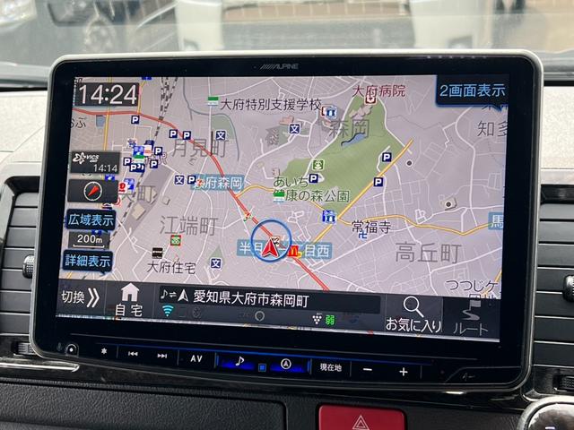 ハイエースバン スーパーＧＬ　ダークプライムＩＩ　４ＷＤ／アルパインＢＩＧ－Ｘナビ／１６インチアルミホイール／（2枚目）