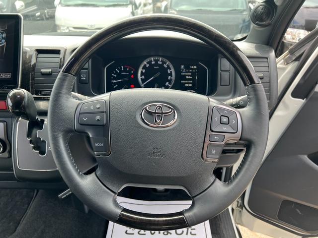 ハイエースバン スーパーＧＬ　ダークプライムＩＩ　４ＷＤ／アルパインＢＩＧ－Ｘナビ／１６インチアルミホイール／（39枚目）