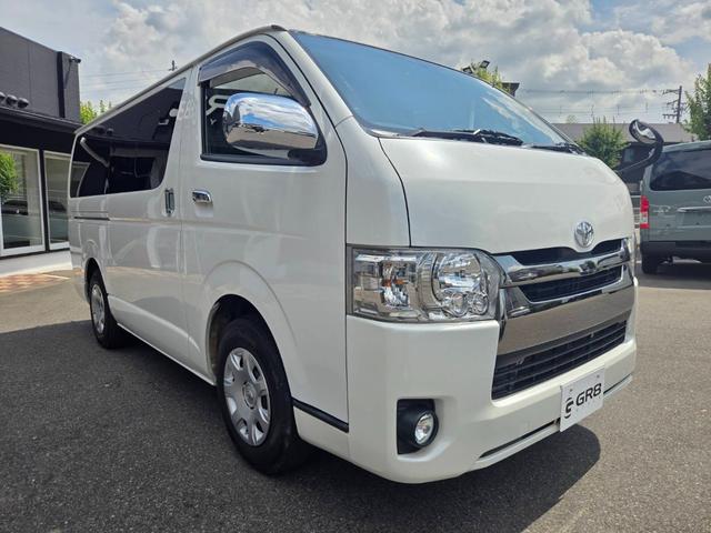 ハイエースバン スーパーGL ダークプライム アルパイン7インチナビ/バックモニター/ETC/スマートキ-/両面スライドドア/AC100V/GR8ベッドキット/LEDヘッドライト/ハーフレザーシート/助手席エアバッグ/純正ドアバイザー(9枚目)