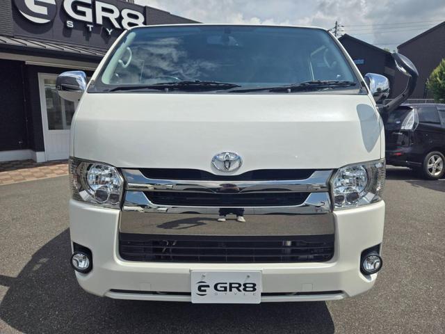 ハイエースバン スーパーGL ダークプライム アルパイン7インチナビ/バックモニター/ETC/スマートキ-/両面スライドドア/AC100V/GR8ベッドキット/LEDヘッドライト/ハーフレザーシート/助手席エアバッグ/純正ドアバイザー(21枚目)