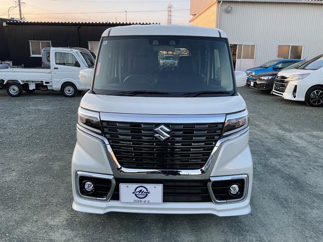 スペーシアカスタム ハイブリッドXS メモリーナビ バックカメラ ETC 障害物センサー クルーズコントロール エアロパーツ アルミホイール シートヒーター 衝突被害軽減ブレーキ(2枚目)