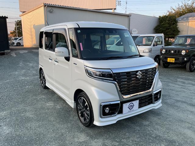 スペーシアカスタム ハイブリッドXS メモリーナビ バックカメラ ETC 障害物センサー クルーズコントロール エアロパーツ アルミホイール シートヒーター 衝突被害軽減ブレーキ(6枚目)