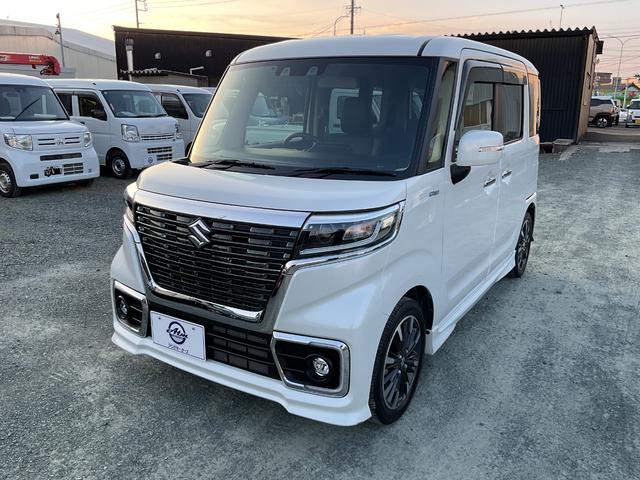 スペーシアカスタム ハイブリッドXS メモリーナビ バックカメラ ETC 障害物センサー クルーズコントロール エアロパーツ アルミホイール シートヒーター 衝突被害軽減ブレーキ(7枚目)