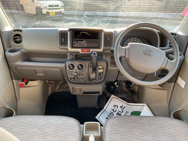 ＮＶ１００クリッパーバン ＤＸ　パワステ　キーレス　両側スライドドア　布ハンドル　プライバシーガラス　エアコン　ＡＢＳ　セキュリティ　エアバッグ　助手席エアバッグ（15枚目）