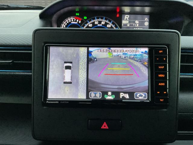 ワゴンＲ ハイブリッドＦＺ　メモリーナビ　フルセグＴＶ　ＥＴＣ　全周囲カメラ　バックカメラ　ＤＶＤ再生　ＣＤ　Ｂｌｕｅｔｏｏｔｈ　シートヒーター　障害物センサー（12枚目）