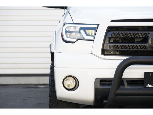 タンドラ クルーマックス　２０１１年モデル　新車並行　４ＷＤ　ＸＤ－ＳＥＲＩＥＳ２０ＡＷ　ＴＲＤ２本出しマフラー　社外ヘッド　ブルバー　ＳＮＵＧ　ＴＯＰトノカバー　黒革　社外ナビ　カメラ　ドラレコ　キーレス　スペアキー（46枚目）