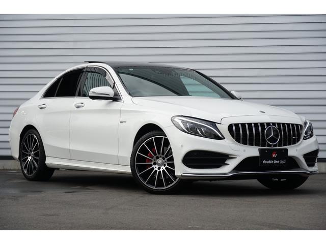 Ｃクラス Ｃ２００　４マチックアバンギャルド　ＡＭＧライン　サンルーフ　黒革　４ＷＤ　右Ｈ　ＨＤＤナビ　フルセグＴＶ　バックカメラ　ＥＴＣ　ドラレコ　シートヒーター　パワーシート　１９インチＡＷ　パナメリカーナグリル　プッシュＳ　９速ＡＴ　アイドリングストップ（6枚目）