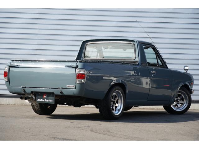 サニートラック ロングDX 5速ミッション 全塗装 ローダウン リアエアサス コブラシート 丸目フェイス ナルディステアリング CDデッキ ETC エアコン 社外14AW(7枚目)