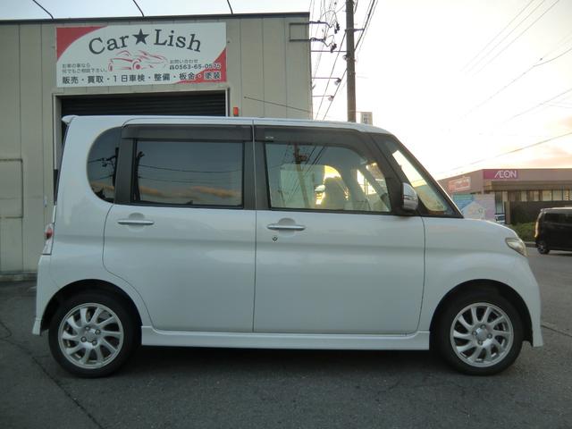 タント カスタムＲＳ　ターボ／禁煙車／スマキー／モモハン／ＥＴＣ／左パワ－スライドドア／純正アルミ／社外オーディオ／ＨＩＤヘッドライト／フォグランプ／オートエアコン／電格ミラー／車検２年／保証付き（14枚目）