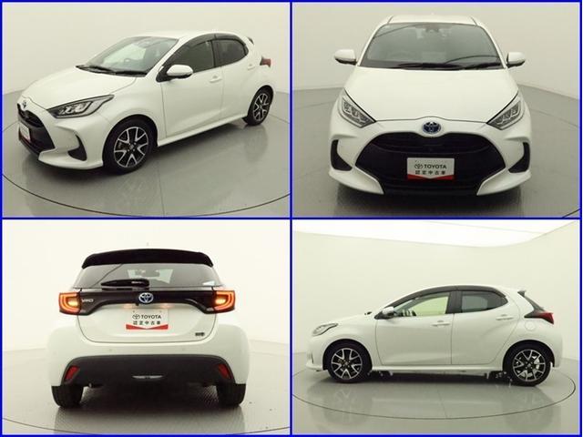 ヤリス ハイブリッドZ ナビ フルセグ 全方位モニター ドラレコ 衝突被害軽減システム ETC スマートキー LED 寒冷地 サイドバイザー リヤワイパー クリアランスソナー AW シートヒーター オートライト ワンオーナー(19枚目)