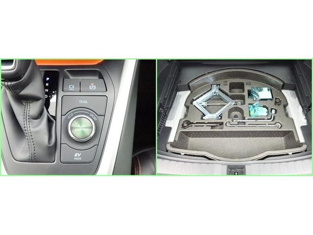 RAV4 ハイブリッドアドベンチャー 試乗車 パノラマルーフ DAフルセグ 全方位モニター ドラレコ 衝突被害軽減システム ETC 電動シート スマートキー LED FOG サイドバイザー クリアランスソナー シートヒーター オートライト(24枚目)