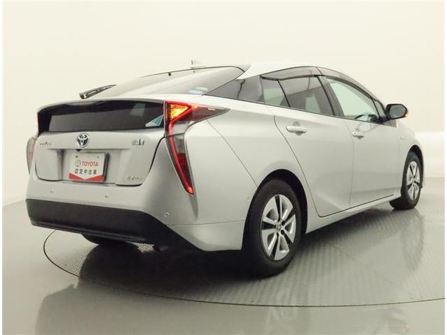 プリウス A 4WD SDナビワンセグ Bモニター ドラレコ 衝突被害軽減システム ETC スマートキー LED FOG アルミ サイドバイザー リヤワイパー クリアランスソナー ABS オートライト ワンオーナー(3枚目)