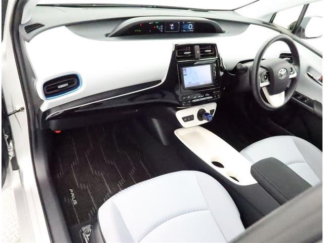 プリウス A 4WD SDナビワンセグ Bモニター ドラレコ 衝突被害軽減システム ETC スマートキー LED FOG アルミ サイドバイザー リヤワイパー クリアランスソナー ABS オートライト ワンオーナー(6枚目)