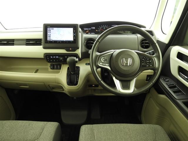 Ｎ－ＢＯＸ Ｇ・ＥＸターボホンダセンシング　ナビ＆ＴＶ　両側電動スライド　メモリーナビ　フルセグ　バックカメラ　ＤＶＤ再生　ミュージックプレイヤー接続可　衝突被害軽減システム　ＥＴＣ　スマートキー　ＬＥＤヘッドランプ　記録簿　キーレス　ＣＤ（4枚目）