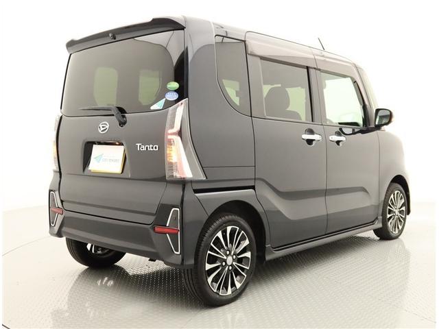 タント カスタムＲＳセレクション　両側電動スライド　ＳＤナビ　フルセグ　全方位モニター　ドラレコ　衝突被害軽減システム　ＥＴＣ　スマートキー　ＬＥＤ　ＦＯＧ　サイドバイザー　リヤワイパー　コーナーセンサー　シートヒーター　オートライト（3枚目）