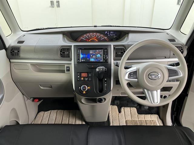 タント Ｘ　ＳＡ　ＥＴＣ　バックカメラ　両側電動スライドドア　ＴＶ　衝突被害軽減システム　オートライト　スマートキー　アイドリングストップ　電動格納ミラー　ベンチシート　後席モニター　ＣＶＴ　盗難防止システム　ＡＢＳ（6枚目）