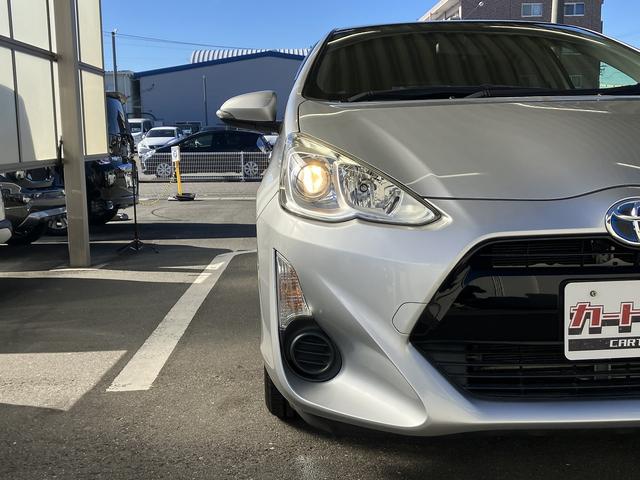 アクア S ETC バックカメラ ナビ TV オートライト スマートキー アイドリングストップ 電動格納ミラー CVT 衝突安全ボディ ABS ESC Bluetooth エアコン パワーステアリング(40枚目)