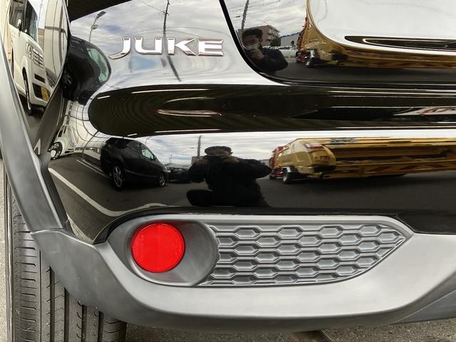 ジューク 15RX ETC バックカメラ ナビ TV オートライト アルミホイール スマートキー アイドリングストップ CVT 盗難防止システム 衝突安全ボディ CD USB ミュージックプレイヤー接続可 ABS ESC(34枚目)
