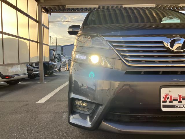 ヴェルファイア 2.4Z プラチナムセレクション ETC バックカメラ ナビ TV クリアランスソナー オートクルーズコントロール 両側電動スライドドア オートライト HID 電動リアゲート スマートキー 電動格納ミラー 後席モニター 3列シート(52枚目)