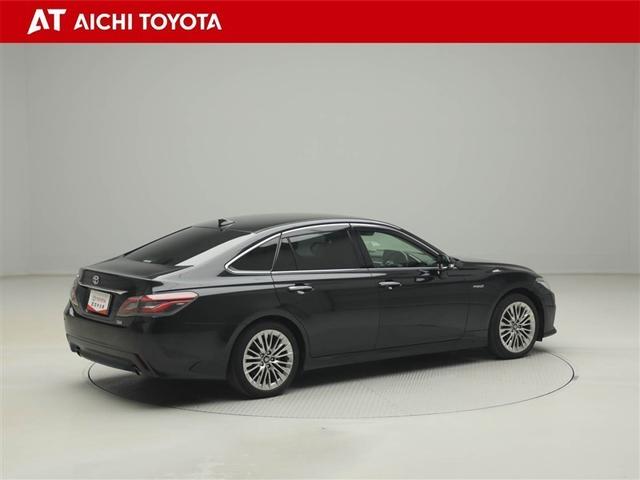 クラウンハイブリッド S エレガンススタイル 衝突軽減ブレーキ LEDライト ワンオーナー車 バックカメラ クルコン ETC パワーシート DVD再生 ドラレコ メモリーナビ ミュージックプレイヤー接続可 アルミホイール スマートキー ナビTV(6枚目)