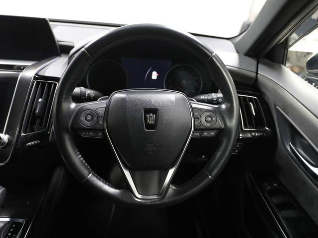 クラウンハイブリッド S エレガンススタイル 衝突軽減ブレーキ LEDライト ワンオーナー車 バックカメラ クルコン ETC パワーシート DVD再生 ドラレコ メモリーナビ ミュージックプレイヤー接続可 アルミホイール スマートキー ナビTV(24枚目)