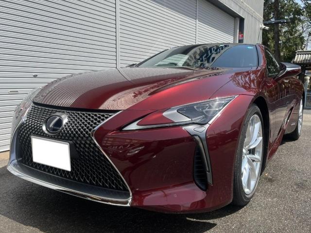 ＬＣ ＬＣ５００ｈ　Ｌパッケーッジ　黒革パワーシート　プリクラッシュセーフティ　レーダークルーズ　パノラミックルーフ　シートヒーター　ベンチレーター　ＬＥＤヘッドライト　バックカメラ　ＥＴＣ　ナビ　ＴＶ　Ｂ／Ｔ　純正２０インチアルミ（3枚目）