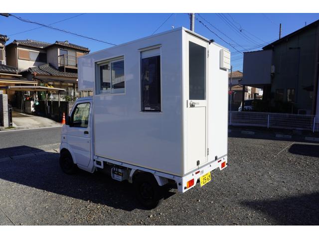 キャリイトラック  トリミングカー ペットトリミングカー 出張トリミングカー/シェルBOX+前方収納+サッシ+出入口ドア+CFフロア+換気扇+洗浄用バス+エアコン+コンセント+網戸+給湯器(3枚目)