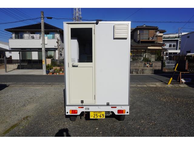 キャリイトラック  トリミングカー ペットトリミングカー 出張トリミングカー/シェルBOX+前方収納+サッシ+出入口ドア+CFフロア+換気扇+洗浄用バス+エアコン+コンセント+網戸+給湯器(5枚目)